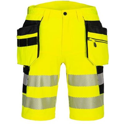 PORTWEST Hantverksshorts DX446 gul varsel kl2 c57 PORTWEST Hantverksshorts DX446 gul varsel kl2 c57