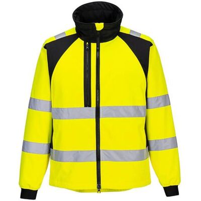 PORTWEST Varselsoftshell PW CD875 Kl 2/3 gul PORTWEST Varselsoftshell PW CD875 Kl 2/3 gul