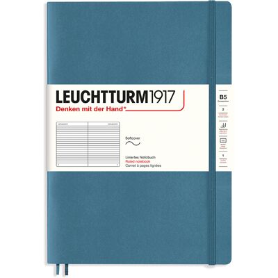 Leuchtturm Anteckningsbok B5 soft linjerad Stone Blue Leuchtturm Anteckningsbok B5 soft linjerad Stone Blue
