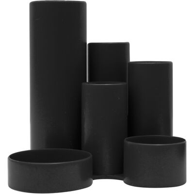 Niceday Pennställ Tidy Tubes svart Niceday Pennställ Tidy Tubes svart