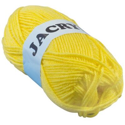 NO BRAND Akrylgarn 50g gul NO BRAND Akrylgarn 50g gul
