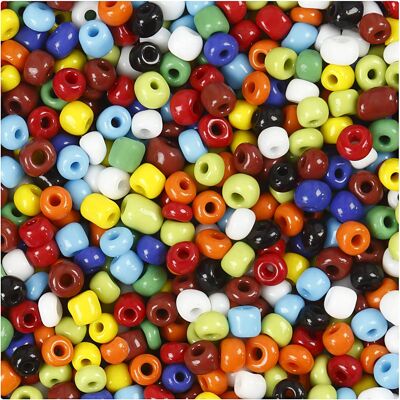 Creativ Co Rocaipärlor 4mm mix 1000g Creativ Co Rocaipärlor 4mm mix 1000g