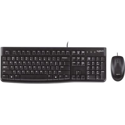 Logitech Tangentbord och datormus MK120 trådade Logitech Tangentbord och datormus MK120 trådade