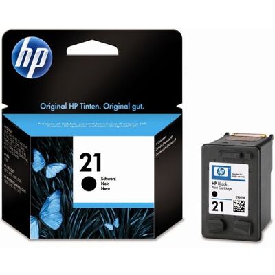 Bläckpatron HP C9351AE 21 svart Bläckpatron HP C9351AE 21 svart
