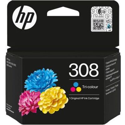 Bläckpatron HP 7FP20UE 308 Färg Bläckpatron HP 7FP20UE 308 Färg