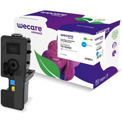 Toner WECARE KYOCERA TK-5240C 3K cyan Toner WECARE KYOCERA TK-5240C 3K cyan