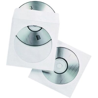 CD/DVD-ficka LYRECO med fönster 50/fp CD/DVD-ficka LYRECO med fönster 50/fp