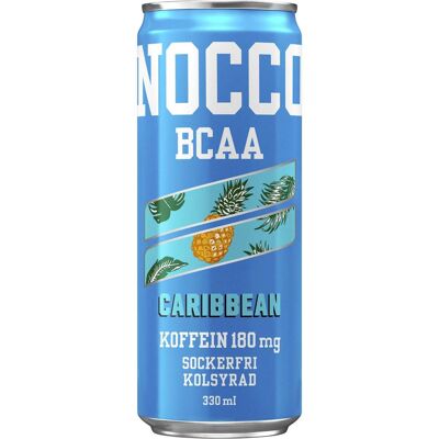 NOCCO Caribbean BCAA 330ml - Energydrink NOCCO Caribbean BCAA 330ml - Energydrink