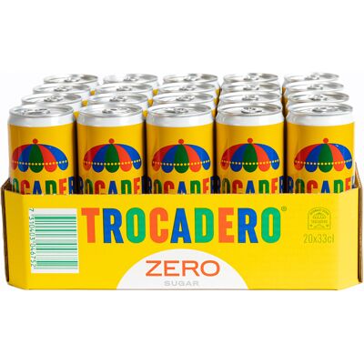 Spendrups Läsk Trocadero Zero 33cl sleek can Inkl. pant Spendrups Läsk Trocadero Zero 33cl sleek can Inkl. pant