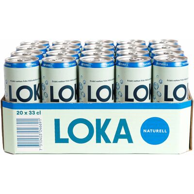 Kolsyrat vatten Loka Naturell 33 cl sleek can Inkl pant Kolsyrat vatten Loka Naturell 33 cl sleek can Inkl pant