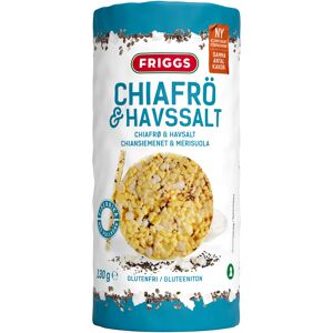 Friggs - Maissikakku Chiansiemenet Merisuola - 130 g - Glutenfri - Majskaka Friggs - Maissikakku Chiansiemenet Merisuola - 130 g - Glutenfri - Majskaka