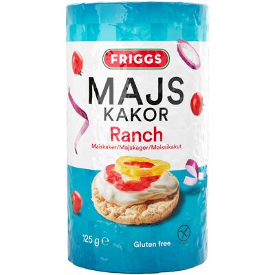 Friggs Majskakor Ranch 125 g Friggs Majskakor Ranch 125 g