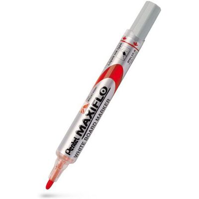 Whiteboardpenna PENTEL Maxiflo 2mm röd Whiteboardpenna PENTEL Maxiflo 2mm röd