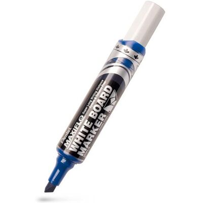 Pentel Maxiflo Blå Whiteboardpenna - 2-6 mm, Pumparmsystem Pentel Maxiflo Blå Whiteboardpenna - 2-6 mm, Pumparmsystem