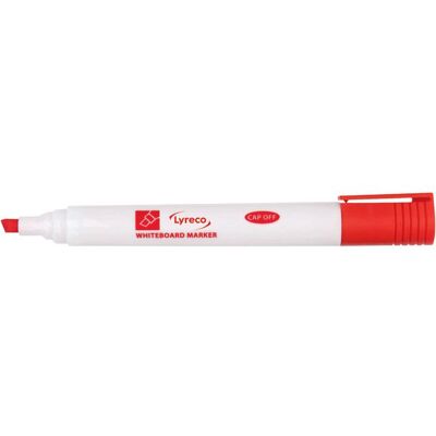 Whiteboardpenna LYRECO drywipe sned röd Whiteboardpenna LYRECO drywipe sned röd