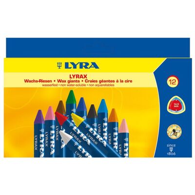 Bivaxkrita LYRAX 12 färger Bivaxkrita LYRAX 12 färger