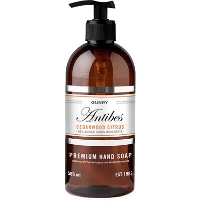 Gunry Flytande tvål Premium Cedarwood Citrus 500ml Gunry Flytande tvål Premium Cedarwood Citrus 500ml