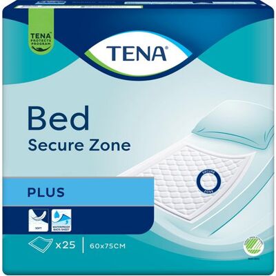 Inkoskydd TENA Bed Plus 60x75cm 25/fp Inkoskydd TENA Bed Plus 60x75cm 25/fp