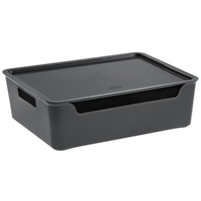 Cep Förvaringslåda Modell Bella - Grå, 9,15L, Stapelbar Cep Förvaringslåda Modell Bella - Grå, 9,15L, Stapelbar