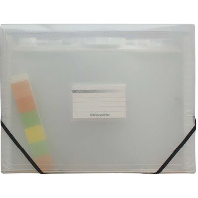 Projektmapp Office Depot 13 fack transparent Projektmapp Office Depot 13 fack transparent