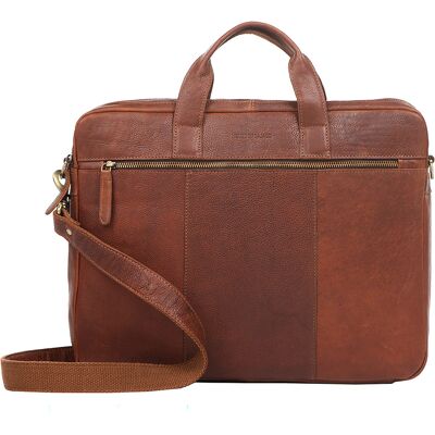 House of S Portfölj skinn 16'' 2 fack Cognac House of S Portfölj skinn 16'' 2 fack Cognac