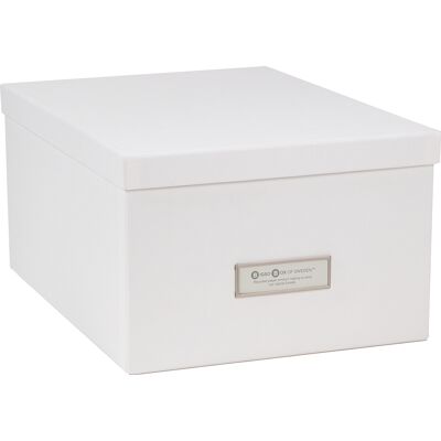 Förvaringsbox Gustav vit Bigso Förvaringsbox Gustav vit Bigso