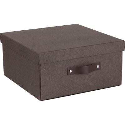 Förvaringsbox Bigso Levi canvas brun Förvaringsbox Bigso Levi canvas brun