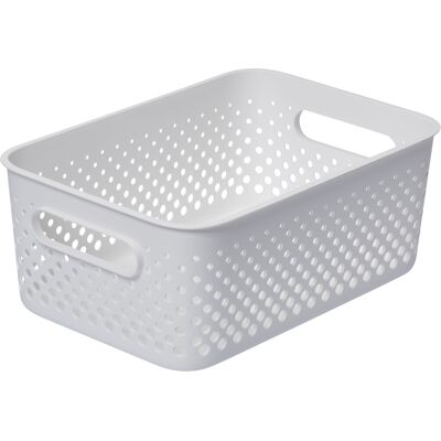 SmartStore Förvaringslåda Essence M 29,5x20x12cm Vit SmartStore Förvaringslåda Essence M 29,5x20x12cm Vit
