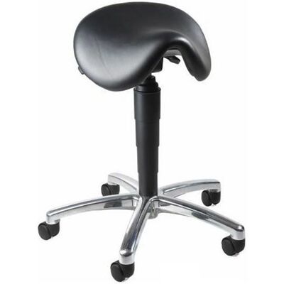 TOPSTAR Sadelstol Bonanza Promo m. hjul svart TOPSTAR Sadelstol Bonanza Promo m. hjul svart
