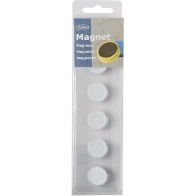 Magnetknappar ACTUAL 20mm vit 6/fp Magnetknappar ACTUAL 20mm vit 6/fp