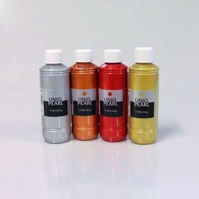 NO BRAND Hobbyfärg metallic 4x250ml NO BRAND Hobbyfärg metallic 4x250ml