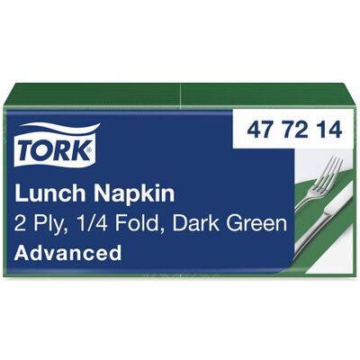 Servett TORK Lunch 2-lags grön 200/fp Servett TORK Lunch 2-lags grön 200/fp