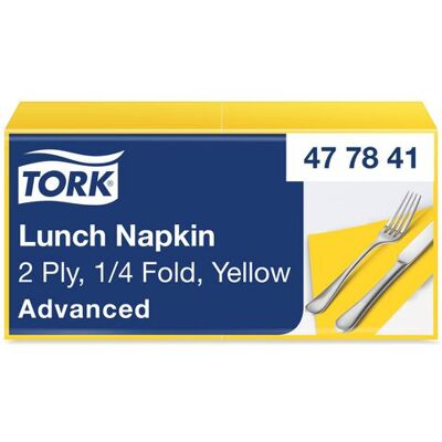 Tork Pappersservetter Lunch - 200 Gula Tork Pappersservetter Lunch - 200 Gula