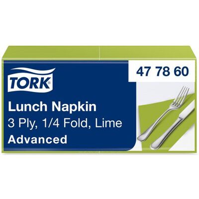 Servett TORK Lunch 3-lags lime 150/fp Servett TORK Lunch 3-lags lime 150/fp