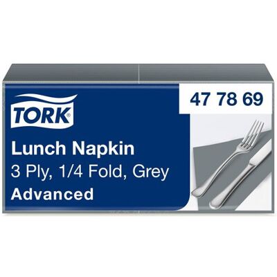 Servett TORK Lunch 3-lags grå 150/fp Servett TORK Lunch 3-lags grå 150/fp