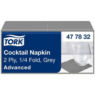 Tork Cocktail Papper Servetter - Liten, Absorberande, 200-pack Tork Cocktail Papper Servetter - Liten, Absorberande, 200-pack