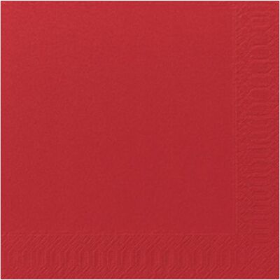 Duni Servett 3-lags 40x40cm röd 125/fp Duni Servett 3-lags 40x40cm röd 125/fp