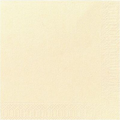 Duni Servett 3-lags 40x40cm vanilj 125/fp Duni Servett 3-lags 40x40cm vanilj 125/fp
