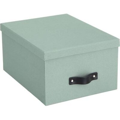 Bigso Box Förvaringsbox m.lock kartong Mint Bigso Box Förvaringsbox m.lock kartong Mint