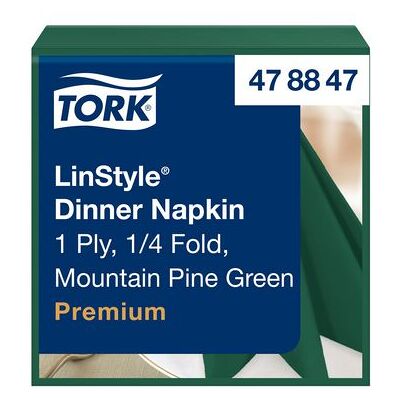Servett TORK LinStyle Middag grön 50/fp Servett TORK LinStyle Middag grön 50/fp