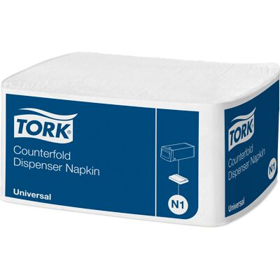Tork Dispenserservett N1 33x30 cm 1-lag 7200 st Tork Dispenserservett N1 33x30 cm 1-lag 7200 st