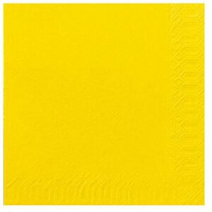 Duni Servett 3-lags 24x24cm gul 250/fp Duni Servett 3-lags 24x24cm gul 250/fp