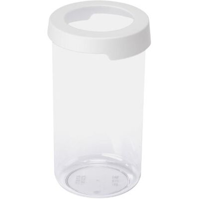 SmartStore Vision 1,45L Vit rund torrmatbehållare - Torr mat SmartStore Vision 1,45L Vit rund torrmatbehållare - Torr mat