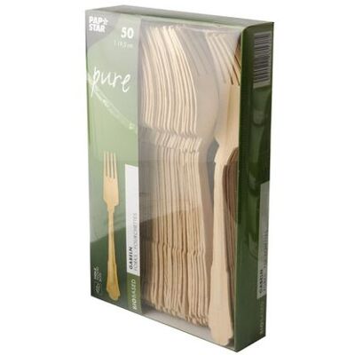 PAPSTAR Bestick Trägaffel PURE Premium 50/fp PAPSTAR Bestick Trägaffel PURE Premium 50/fp