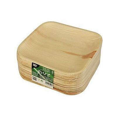 PAPSTAR Tallrik PURE Palmblad 18 cm 25/fp PAPSTAR Tallrik PURE Palmblad 18 cm 25/fp