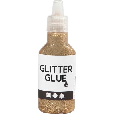 Creativ Co Glitterlim 25 ml guld Creativ Co Glitterlim 25 ml guld