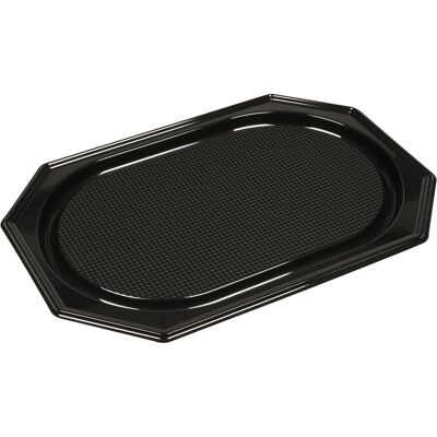 Abena Serveringsfat 45x30x3 cm svart RPET 10-pack Abena Serveringsfat 45x30x3 cm svart RPET 10-pack
