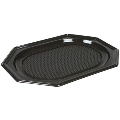 Abena Serveringsfat 25x35x2 cm svart RPET 10-pack Abena Serveringsfat 25x35x2 cm svart RPET 10-pack