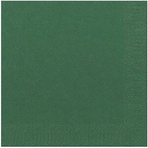 Duni Servett 3-lags 33x33cm mörkgrön 125/fp Duni Servett 3-lags 33x33cm mörkgrön 125/fp