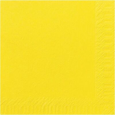 Duni Servett 3-lags 40x40cm gul 125/fp Duni Servett 3-lags 40x40cm gul 125/fp
